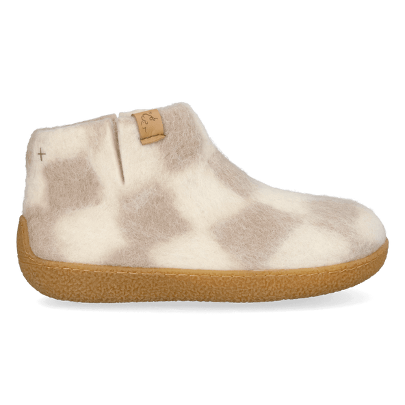 Rabara Maha Wolvilt Pantoffels White/Diamond