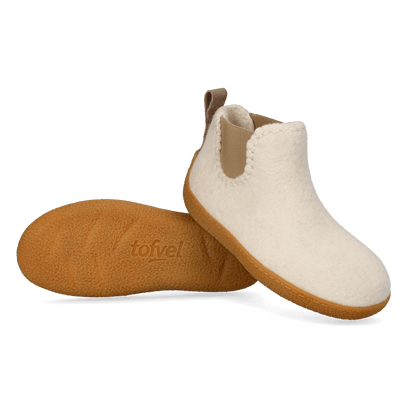 Celsi Wolvilt Pantoffels White