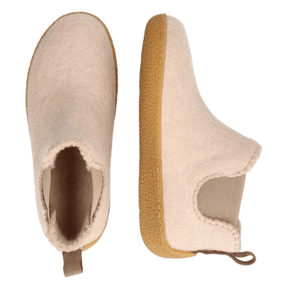 Celsi Wolvilt Pantoffels Camel